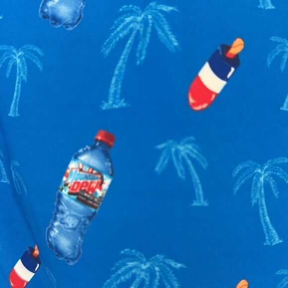 RARE Cap ‘N Creative Mountain Dew Collab Bottle and Popsicle Button Down Shirt - Picture 5 of 7